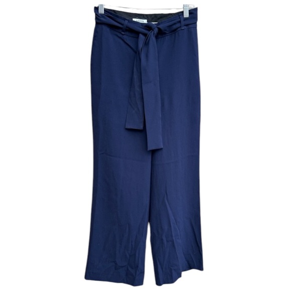Aritzia Pants - Aritzia (Navy) Babaton Quillian Tie Waist Pant in Navy Size 6